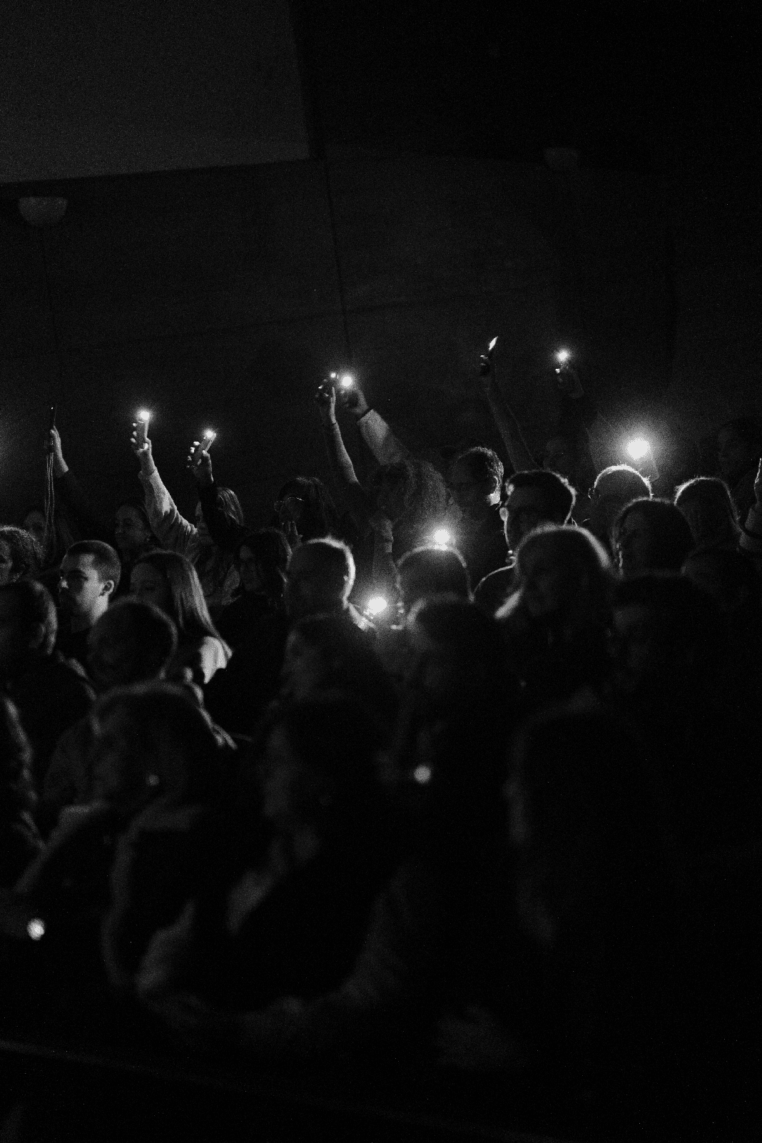 Concerto — luzes na plateia