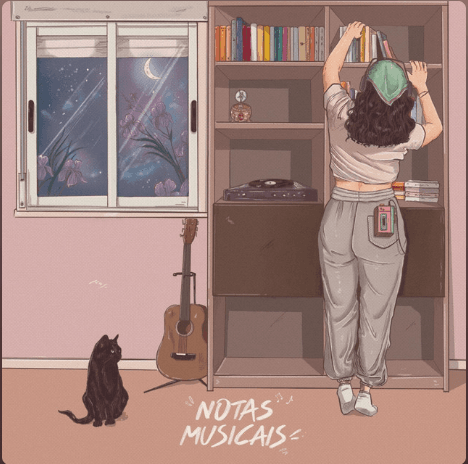 Notas Musicais — Matilde na lua